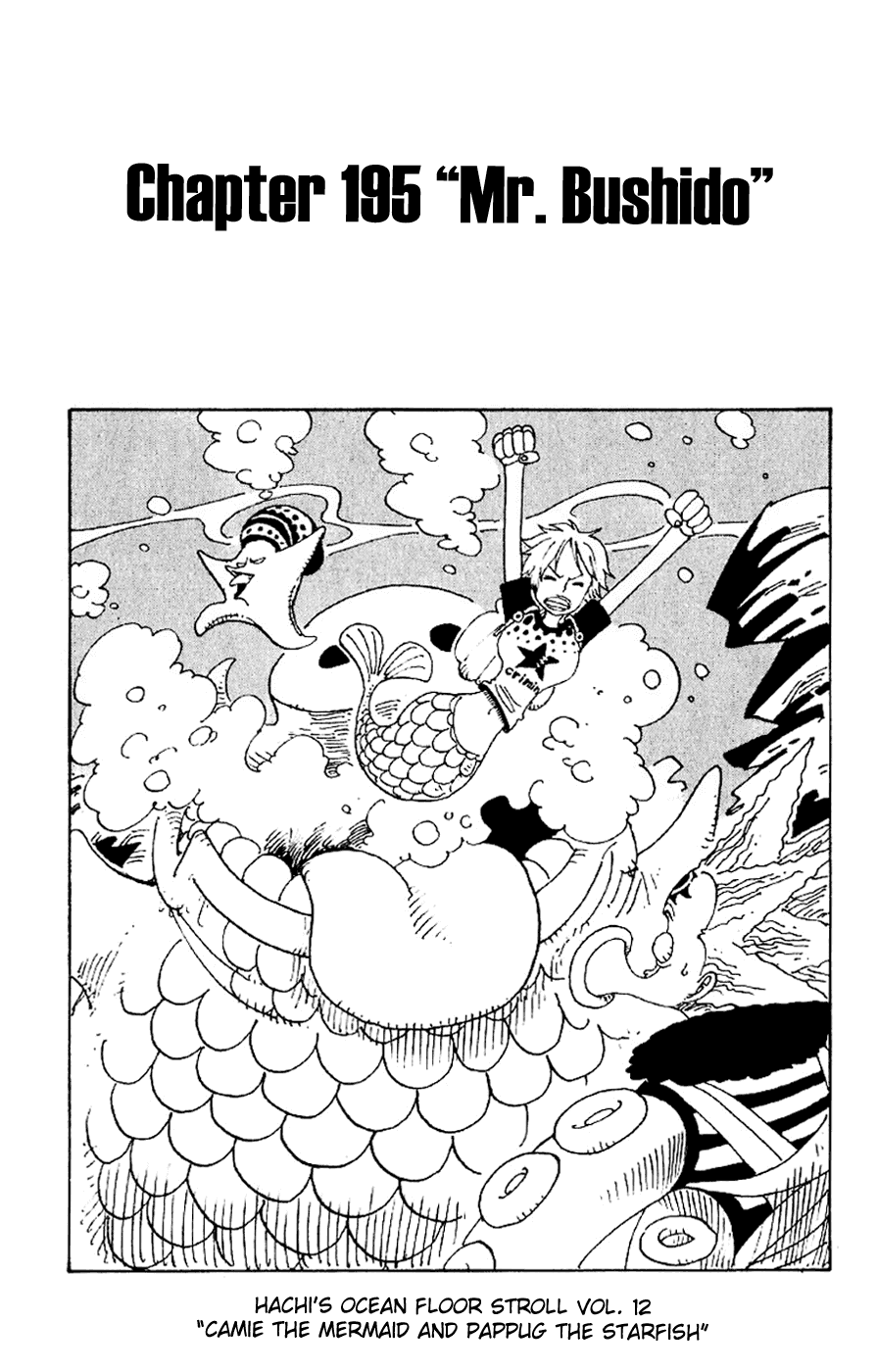 One Piece, Chapter 195 image 01